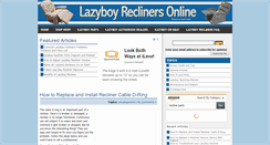 Desktop Screenshot of lazyboyreclinersonline.com